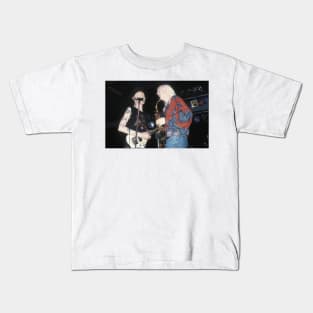 Johnny and Edgar Winter Photograph Kids T-Shirt